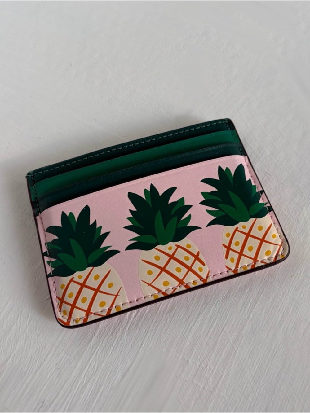 kate spade Pink Pineapple Card Holder